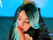 Tiny is creaming on her dildo ( huge orgasm and creampie ) 1/16