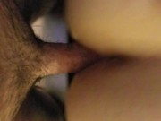 Slid PAWG panties over and slid inside her wet pussy