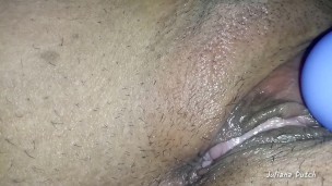 Playing with my Juicy Pussy Until I Cum | Extreme Close-up | Squirting