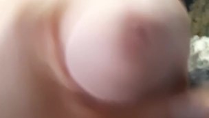 Masturbating with cumshot