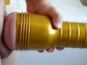Domácí zkoušení umělé vagíny Fleshlight STU