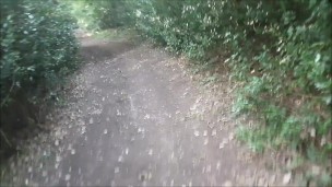 Risky Outdoor Public Woodland Path Fuck & blowjob