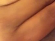 Bbw shoves bottles in tight pussy for step brothers friends w/ parents home
