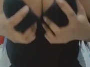 showing off my tits