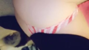 Holiday ass bouncing