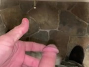 Cock squeeze and tease