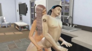Transgender male-female pegs gay guy