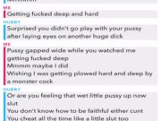 Sexting Dirty Secrets to My Husband 
