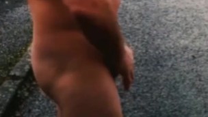 Really long naked in the road dare 5 mins 