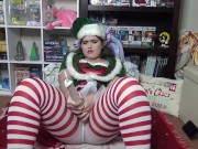 Naughty Christmas Elf Orgasm