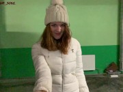 PICKUP IN GARAGE - REDHEAD CHEATED ON HER GUY FOR MONEY 3/16