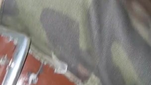 Soldier Rubs One Out In His Uniform Heavy Breathing