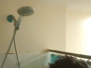 Big boy in the shower