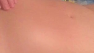 Rubbing on my nipples 