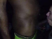 Gagging on his dick 14/16