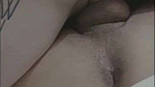 Amazon Position-Button Cums on Tip's Cock