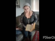 Fully clothed remote control toy trying to maintain composure 9/16