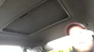 Big cock on my lap in car