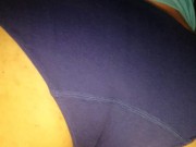 He loves when I shake my phat ass in his face!!