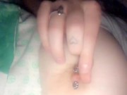 Dirty Girl Sucks on Own Nipple