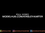 Kinsley Karter cums with her finger PREVIEW