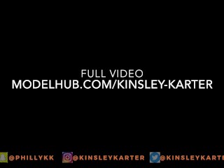 Kinsley Karter cums with her finger PREVIEW