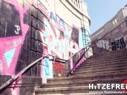 PUBLIC FUCK! Mini’s PUSSY PENETRATED again and again! Hitzefrei.dating 2/16