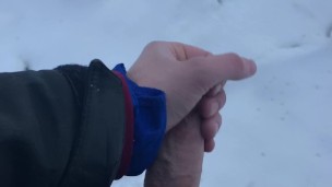 Fresh Snowfall Makes Me Cum