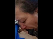 Hungry For Cock, Granny Sucking BBC Till Cum Filled My Mouth 12/16