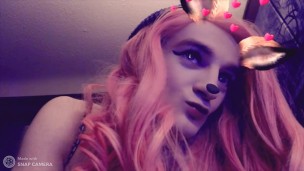 Sissy bent over waiting for giant dick