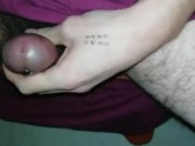 Ejaculation vigorously