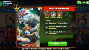 Estrenando las cartas legendarias en este juego sabroso