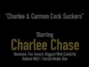 Hot Cougar Charlee Chase & Petite Carmen Valentina Suck Dick 1/16