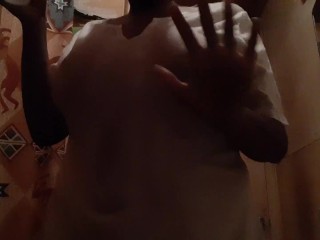 Showing Off My D Cups In A Wet Tshirt And Stripteasing For You Daddy