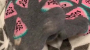 Teen girl socks up close ASMR 