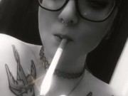 Snapchat Smoking (babygirl_goth)