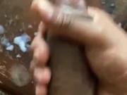 Thick BBC Cumin Before Work - Screenshot 13 of 16 - Huge Cumshot