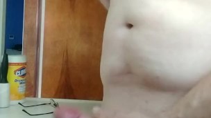 Baily bathroom cumshot 