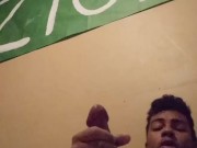 BBC jerking off cumshot