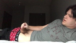Gay Teen Blows a Load after Class