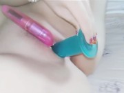 Brazilian blonde teen masturbation solo with adult toys till cum 1/16