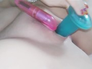 Brazilian blonde teen masturbation solo with adult toys till cum 12/16