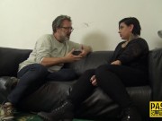 Dominated chubby slut throated and toyed 1/16