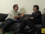 Dominated chubby slut throated and toyed 3/16