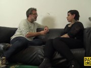 Dominated chubby slut throated and toyed 5/16