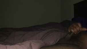 DL Guy Jerking Off to Gay Porn Beside GF