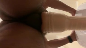 Cumming in fleshlight after no nut November 