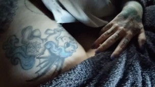 Stop tease me inked up chubby girl
