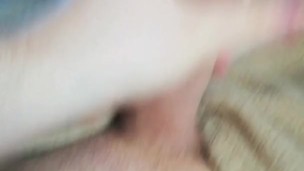 Straight Uncut Cock Cumming at the Motel
