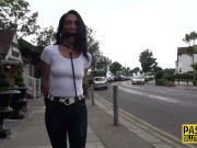 Bound and gagged sub fingered and fucked 1/16